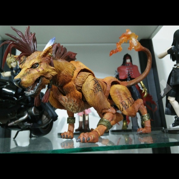 FF7 Advent Children Red XIII Nanaki Play Arts Kai - Picture 4 of 8